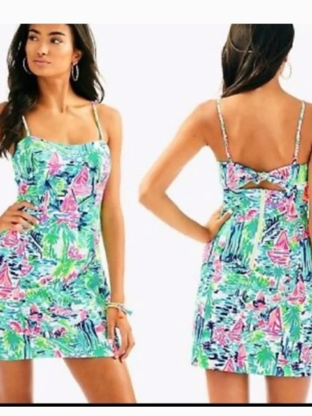 NWT! Lilly Pulitzer Shelli Stretch Shift Sz 6 Salt in the Air